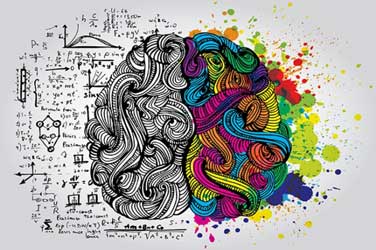 Brain representing many thoughts how psychotherapy can help