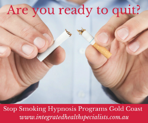 Stop Smoking Hypnosis Gold Coast, cigarette broken in half